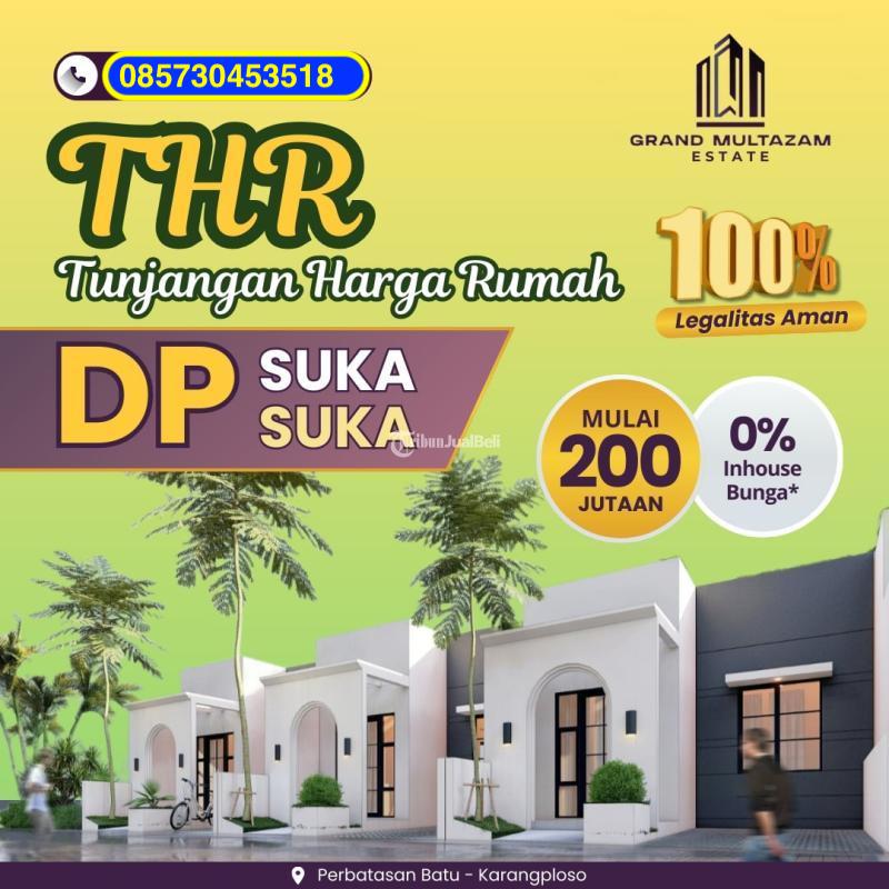Dijual Rumah LT60 LB30 2KT 1KM Harga Terjangkau - Malang Jawa Timur WA 085730453518