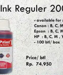 Supplier/Distributor/Penyedia/Jual Tinta Bulk Ink Reguler 200 ml – Harga Grosir, Stok Lengkap