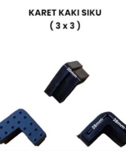 Produsen & Supplier Karet Kaki Siku Polos 3x3 cm – Pelindung Furniture & Besi