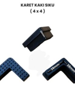 Produsen & Supplier Karet Kaki Siku Polos 4x4 cm – Pelindung Furniture & Besi