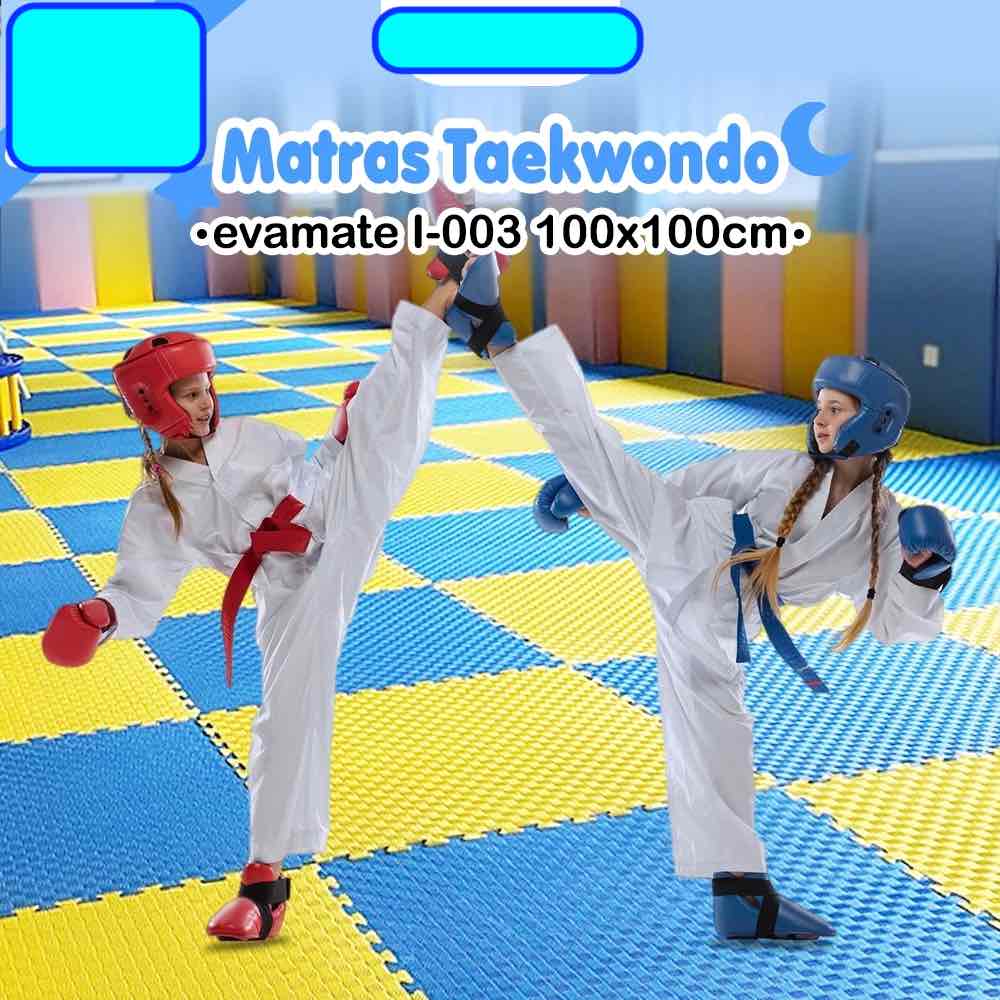 Produsen & Supplier Matras Taekwondo Jumbo 100x100cm MOLION | Puzzle Evamate Tebal, Anti Slip & Nyaman