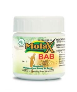 Produsen/Distributor/Supplier/Penyedia/Jual MOLAX BAB Botol 30 Pil || POM TR 172499321