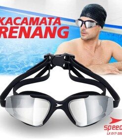 Produsen/Distributor/Supplier/Penyedia/Jual SPEEDS Kacamata Renang Dewasa Bonus Kacamata Anak Swimming Goggles Antifog & UV Shield 017-2000