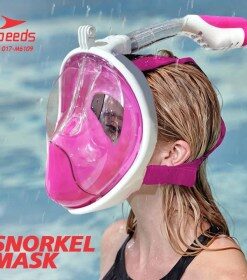 Produsen/Distributor/Supplier/Penyedia/Jual SPEEDS Snorkling Diving Mask Full Face Dengan Tali Karet 017-6108/09