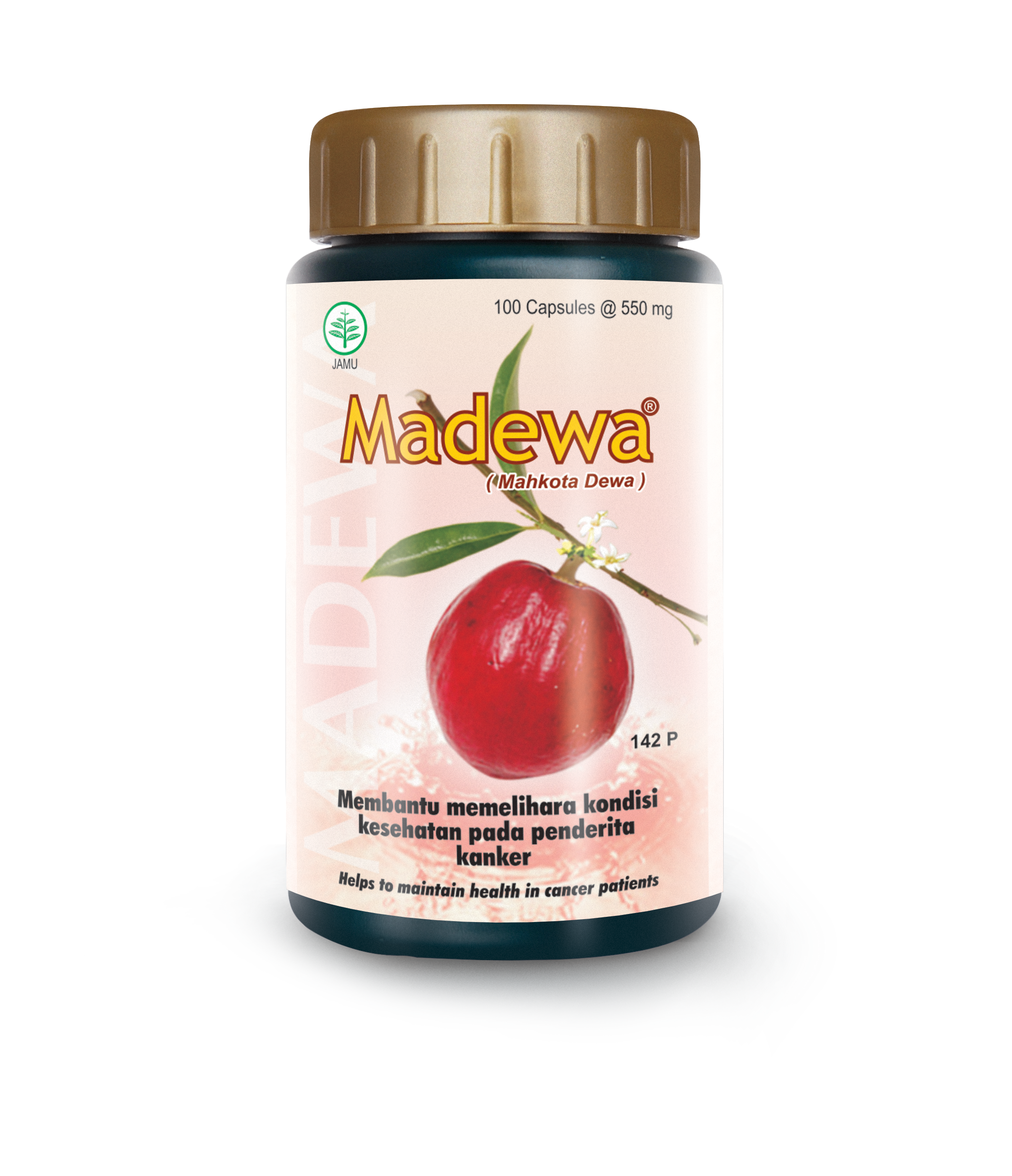 Produsen/Distributor/Supplier/Penyedia/Jual MADEWA 100 KAPSUL || POM TR 052 351 601 – Suplemen Herbal untuk Membantu Memelihara Kondisi Kesehatan pada Penderita Kanker