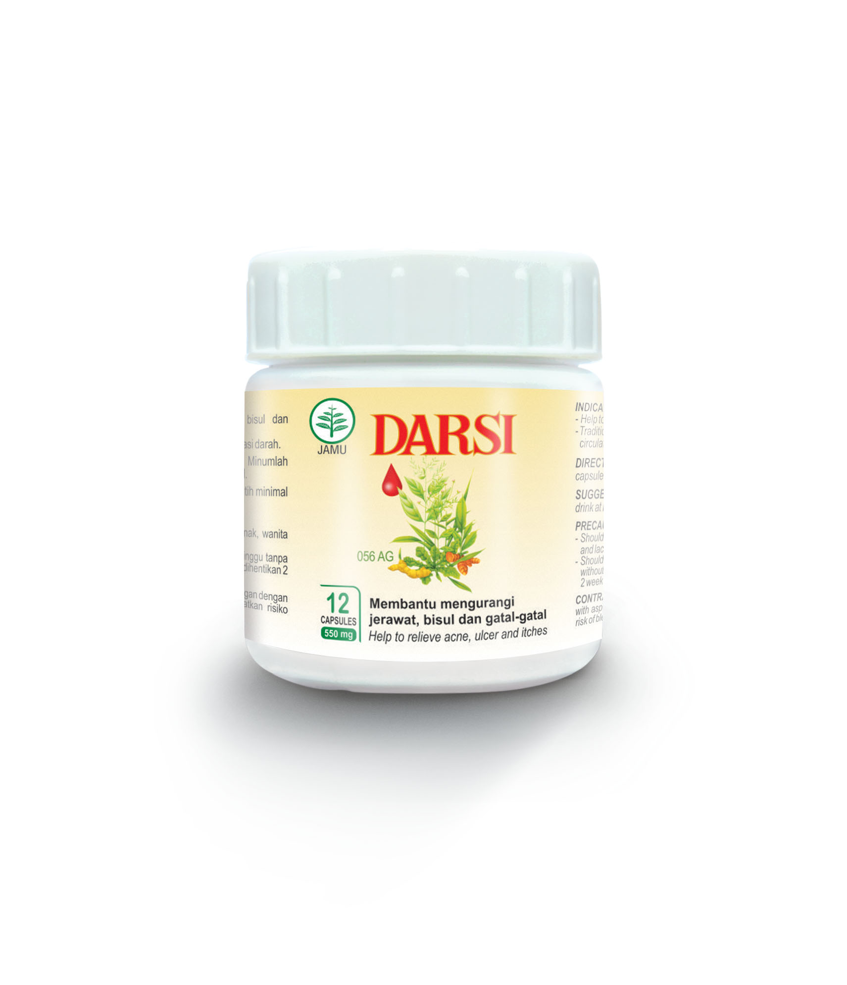 Produsen/Distributor/Supplier/Penyedia/Jual DARSI 12 KAPSUL Botol || POM TR 092303561