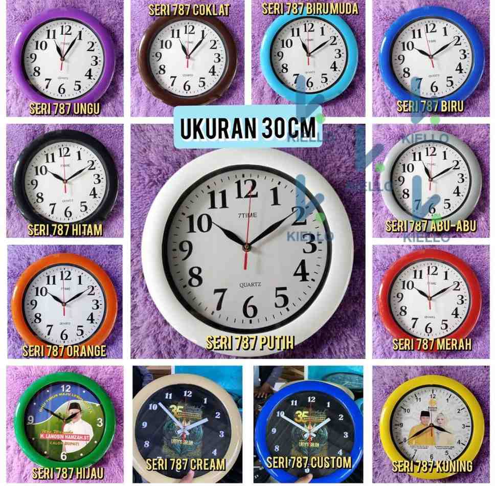 Produsen/Pabrik/Distributor/Supplier/Jual Jam Dinding Polos Ukuran 30 cm – Desain Modern, Akurat, dan Tahan Lama