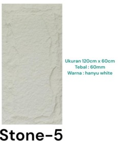 Produsen/Distributor/Supplier/Penyedia/Jual PU STONE 3D Nomer 5 Ukuran Tinggi 120cm x Lebar 60cm x Tebal 6cm @352000/pcs