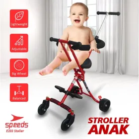 Produsen/Distributor/Supplier/Penyedia/Jual SPEEDS Stroller Anak Bayi PMB Kereta Dorong Bayi Anak Stroller Bayi Lipat Mini Trike Roda 4 Baby Stroller EZ03