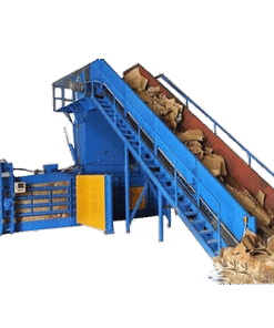 Produsen/Distributor/Supplier/Penyedia/Jual Horizontal Waste Paper Baler Machine – Mesin Press Kertas Hidrolik 120 Ton dengan Motor 22kW dan Output Size 300mm x 300mm