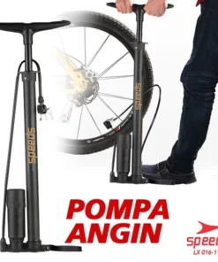 Produsen/Distributor/Supplier/Penyedia/Jual SPEEDS Pompa Angin Manual Untuk Ban Sepeda Motor atau Lainnya Stainless 016-11