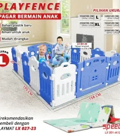 Produsen/Distributor/Supplier/Penyedia/Jual SPEEDS Play Fence Pagar Bayi 001-1205 — Pagar Bermain Anak Aman dan Praktis