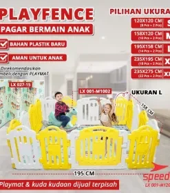 Produsen/Distributor/Supplier/Penyedia/Jual SPEEDS Baby Play Fence 001-1203 – Pagar Mainan Anak Aman dan Nyaman