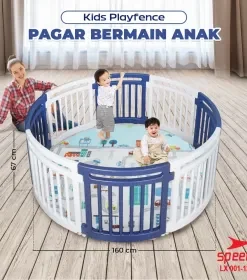 Produsen/Distributor/Supplier/Penyedia/Jual SPEEDS Pagar Bayi Pagar Bermain Anak Bulat Bahan HDPE 001-1207 – Aman, Kokoh, dan Ramah Anak
