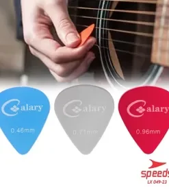 Produsen/Distributor/Supplier/Penyedia/Jual SPEEDS Pick Gitar Alat Musik Celluloid Murah Pemetik Gitar Akustik 0.46, 0.71, 0.96 mm 049-23-24-25