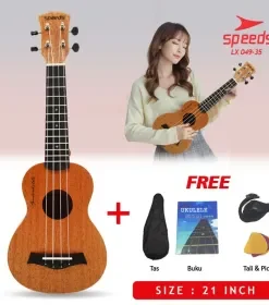 Produsen/Distributor/Supplier/Penyedia/Jual SPEEDS Ukulele Soprano Ukulele 4 Senar Ukulele 21 Inch Akustik Kualitas Kayu Premium 049-35