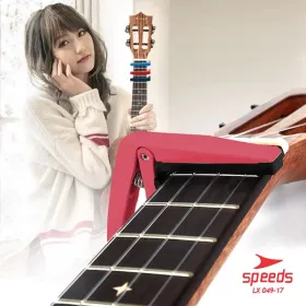 Produsen/Distributor/Supplier/Penyedia/Jual SPEEDS Alat Musik Capo Gitar Bahan Rubber Untuk Ukulele 049-17