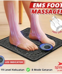 Produsen/Distributor/Supplier/Penyedia/Jual SPEEDS EMS Foot Massage Mat Alat Elektrik Pijat Praktis 070-26