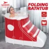 Produsen/Distributor/Supplier/Penyedia/Jual Bathtub Lipat SPEEDS Portable Folding Bak Mandi Cuci SPA Air Hangat Dewasa Bath Tub Model Sepatu 020-19