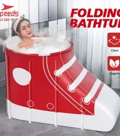 Produsen/Distributor/Supplier/Penyedia/Jual Bathtub Lipat SPEEDS Portable Folding Bak Mandi Cuci SPA Air Hangat Dewasa Bath Tub Model Sepatu 020-19