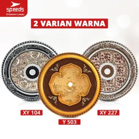 Produsen/Distributor/Supplier/Penyedia/Jual SPEEDS Hiasan Lampu Ornamen Plafon Artistik Motif Ceiling Ornament Model Bervariasi Penghias Ruangan 202-S