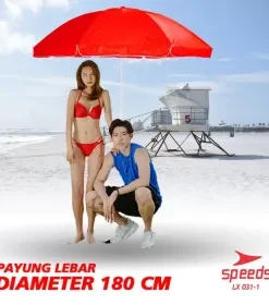 Produsen/Distributor/Supplier/Penyedia/Jual SPEEDS Payung Pantai Payung Tenda Payung Cafe Warung Kaki Lima Tenda Payung Diameter 180cm 031-1