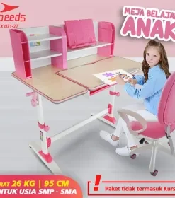 Produsen/Distributor/Supplier/Penyedia/Jual Meja Belajar Anak Ukuran 95cm Meja Sekolah Meja Tulis Anak Portable SPEEDS 031-27