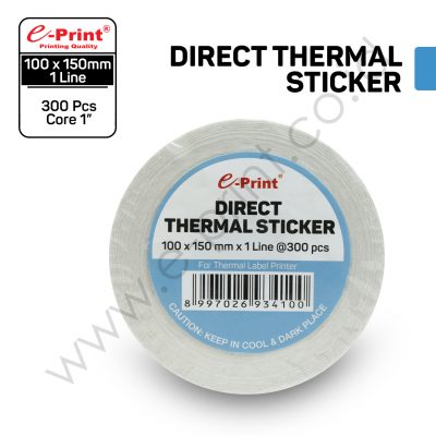 Produsen/Distributor/Supplier/Penyedia/Jual Direct Thermal Sticker 100 x 150 mm – Label Barcode untuk Pengiriman & Packingan Barang