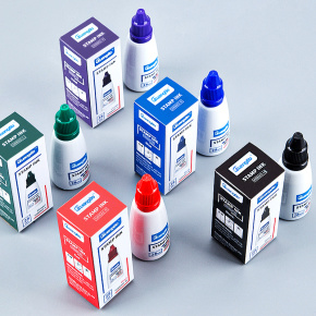 Produsen/Distributor/Supplier/Penyedia/Jual GuangBo W69002-L Stamp Ink (28ml) — Tinta Stempel Hijau Berkualitas untuk Hasil Cetak Jelas dan Tahan Lama