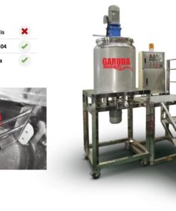 Produsen/Distributor/Supplier/Penyedia/Jual MESIN HOMOGENIZER BOTTOM ENTRY & SCRAPPER 500 L/PROSES
