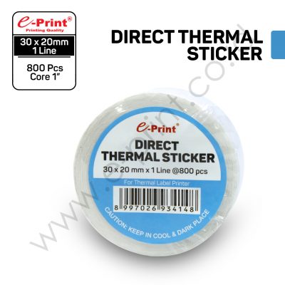 Produsen/Distributor/Supplier/Penyedia/Jual Direct Thermal Sticker 30 x 20 mm