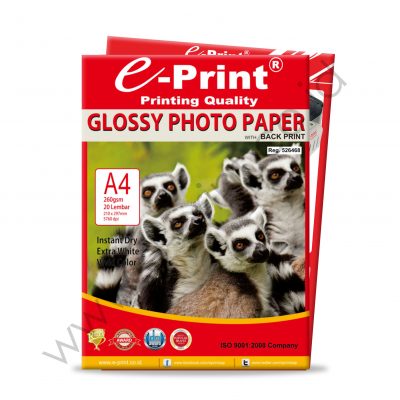 Produsen/Distributor/Supplier/Penyedia/Jual Glossy Photo Paper with Back Print A4 260gsm – Artikel SEO Lengkap 1000 Kata