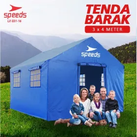 Produsen/Distributor/Supplier/Penyedia/Jual SPEEDS Tenda Komando Tenda Barak 3×4 m Tenda Militer Serbaguna Tenda Regu Pramuka 031-16