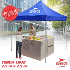 Produsen/Distributor/Supplier/Penyedia/Jual SPEEDS Tenda Lipat 2.5 x 2.5M (16KG) Tenda Bazar Pameran Tenda Gazebo Tenda Jualan Otomatis 030-4A