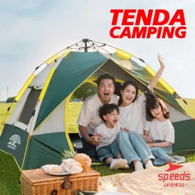 Produsen/Distributor/Supplier/Penyedia/Jual Tenda Camping 3-4 orang Tenda Lipat Portable Waterproof 018-32