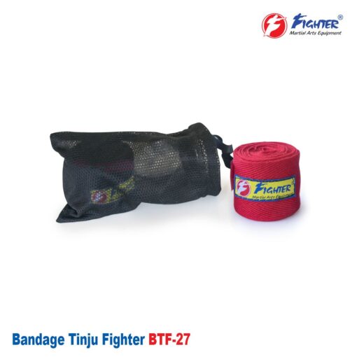 Produsen/Distributor/Supplier/Penyedia/Jual Bandage Tinju Fighter BTF-27 – Kain Piterband Kuat dengan Pengencang Velcro