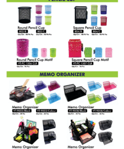 Produsen/Distributor/Supplier/Penyedia/Jual Square Pencil Cup 804 C – Tempat Pensil Kotak Tahan Lama untuk Kantor, Sekolah, dan Rumah