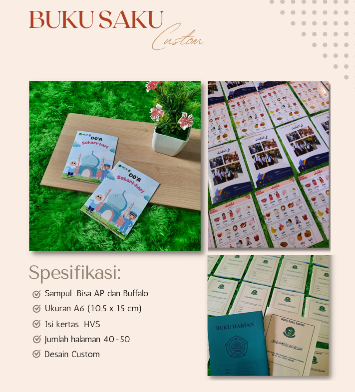 Produsen Buku Saku Custom: Solusi Praktis dan Elegan untuk Keperluan Sehari-hari dan Promosi