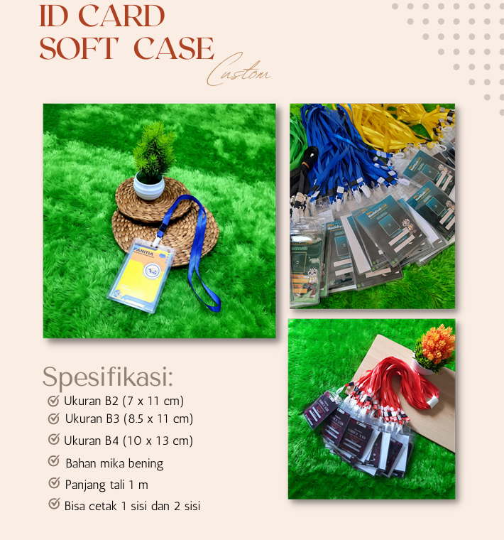 Produsen ID Card Soft Case Custom: Solusi Praktis dan Elegan untuk Keperluan Identitas