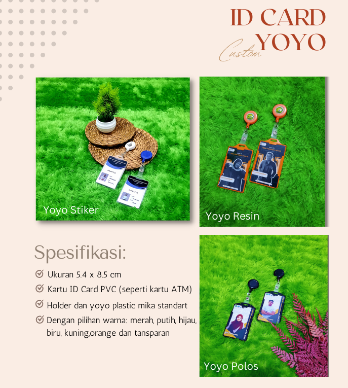 Produsen ID Card Yoyo Custom: Solusi Praktis dan Elegan untuk Identitas dan Keperluan Promosi
