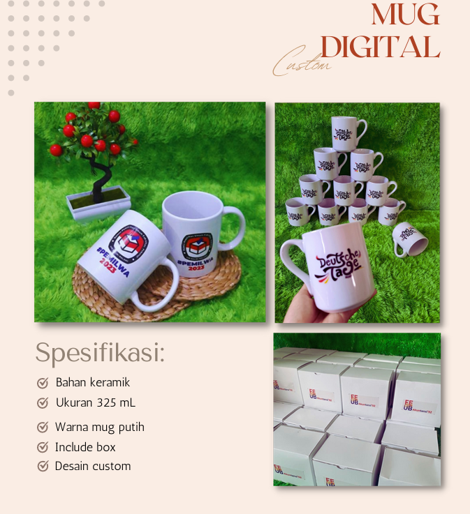 Produsen MUG DIGITAL Custom: Mug Keramik Berkualitas untuk Hadiah dan Promosi