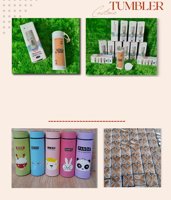 Produsen TUMBLER Custom: Pilihan Ideal untuk Hadiah dan Branding