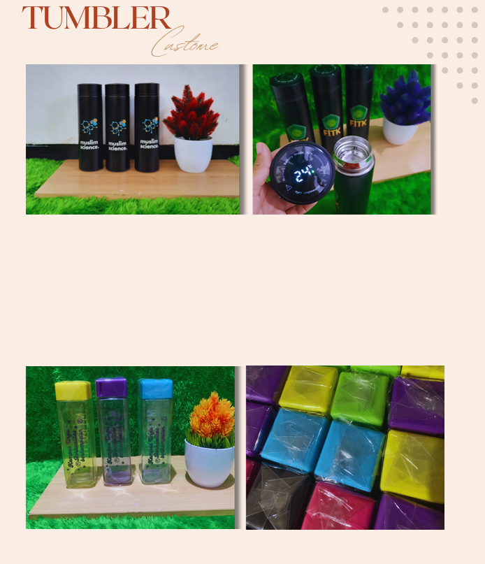 Produsen TUMBLER Custom: Solusi Praktis dan Menarik untuk Kebutuhan Anda