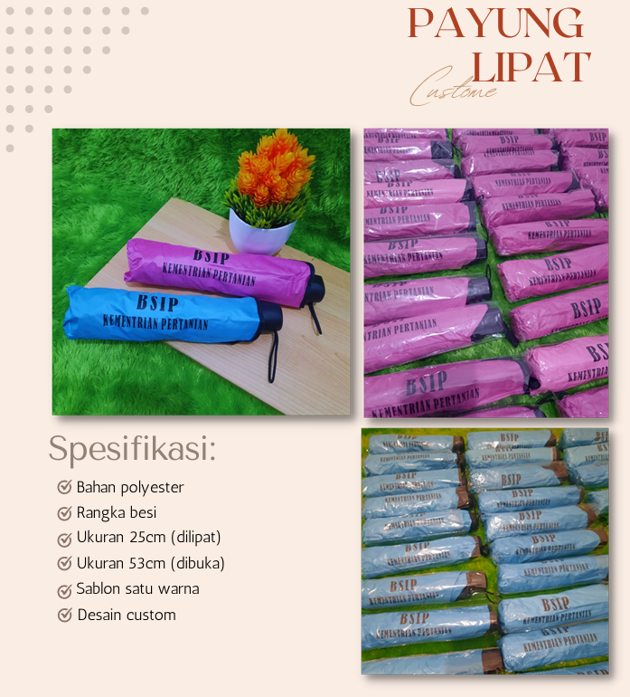 Produsen Payung Lipat Custom: Solusi Praktis dan Stylish untuk Semua Kebutuhan Anda