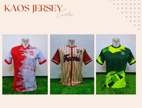 Produsen/Distributor/Supplier/Penyedia/Jual KAOS JERSEY Custom: Pilihan Terbaik untuk Kebutuhan Pakaian Berkualitas
