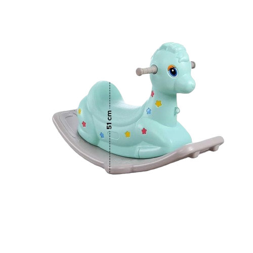 Produsen/Distributor/Supplier/Penyedia/Jual Jungkat Jungkit Motif Kuda M1003 Biru – Mainan Ride On Deer untuk Anak Usia 1 Tahun