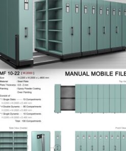 Produsen/Distributor/Supplier/Penyedia/Jual Mobile File System Manual Alba MF-10-22 (50 CPTS)