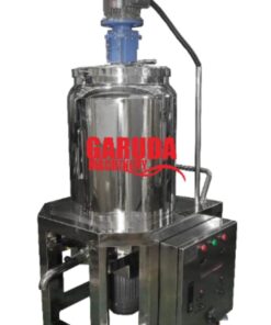 Produsen/Distributor/Supplier/Penyedia/Jual MESIN HOMOGENIZER BOTTOM ENTRY With Tanki Single Jacket – Kaps. 100 L/Proses