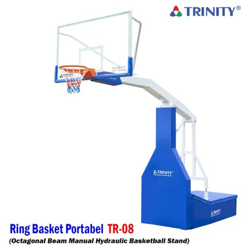 Produsen/Distributor/Supplier/Penyedia/Jual Ring Basket Portable TR-08 Hidrolik – Standar FIBA & PERBASI, Kualitas Profesional dari Kota Semarang