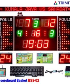 Produsen/Distributor/Supplier/Penyedia/Jual Scoreboard Basket BSS-02 – Standar FIBA dengan Desain Profesional dan Teknologi Modern